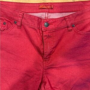 Prana Red Denim Jeans